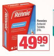 Rennie Antacid Tablets-24s Each