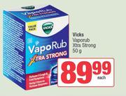 Vicks Vaporub Xtra Strong-50g Each