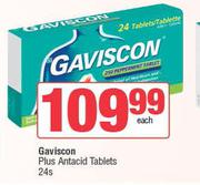 Gaviscon Plus Antacid Tablets-24s Each