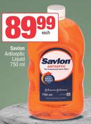 Savlon Antiseptic Liquid-750ml Each