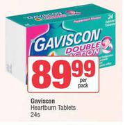 Gaviscon Heartburn Tablets-24s Per Pack