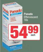 Panado Effervescent-16s Each