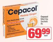 Cepacol Med Sip Sachets-8s Each