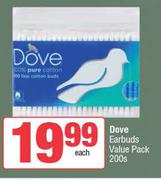 Dove Earbuds Value Pack-200s Each