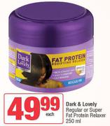 Dark & Lovely Regular Or Super Fat Protein Relaxer-250ml Each