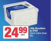 Little Munchkins By Spar Infant Cotton Buds-56s Each