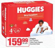 Huggies Dry Comfort Value Pack Diapers Assorted Sizes-Per Pack