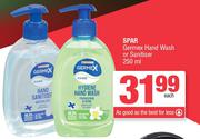 Spar Germex Hand Wash Or Sanitiser-250ml Each