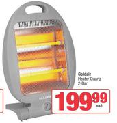 Goldair Heater Quartz 2 Bar-Each