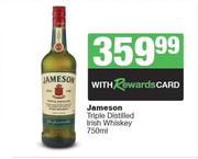 Jameson Triple Distilled Irish Whisky-750ml 