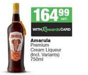 Amarula Premium Cream Liqueur-750ml Each
