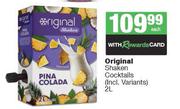 Original Shaken Cocktails-2L Each
