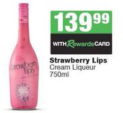 Strawberry Lips Cream Liqueur-750ml