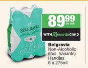Belgravia Non Alcoholic Handies-6 x 275ml Per Pack