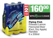 Flying Fish Pressed Lemon Flavoured Beer Handies-For 2 x 6 x 330ml
