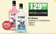 El Bravo Original Or Strawberry Agave-750ml Each