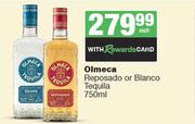 Olmeca Reposado Or Blanco Tequila-750ml Each