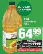 Spar Sunflower Oil-2Ltr