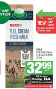 Spar ESL Full Cream Or Low Fat Milk-2L Each