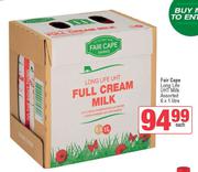 Fair Cape Long Life UHT Milk Assorted-6 x 1L Each