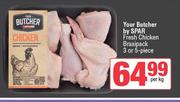 Your Butcher By Spar Fresh Chicken Braai Pack 3 Or 5 Piece-Per Kg