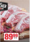 Your Butcher By Spar Pork Rib Chops-Per Kg