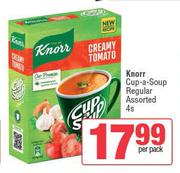 Knorr Cup A Soup Regular Assorted-4s Per Pack