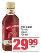 Wellington Tomato Sauce-700ml Each