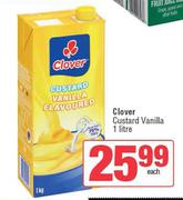 Clover Custard Vanilla-1L Each