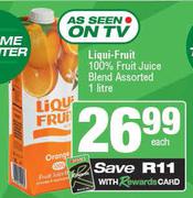 Liqui Fruit 100% Fruit Juice Blend Assorted-1L Each