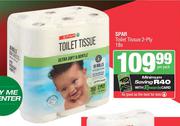 Spar Toilet Tissue 2 Ply-18s Per Pack
