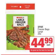 Spar Freezer Bags Large-25s Each
