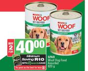 Spar Woof Dog Food Assorted-For 2 x 820g