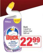 Duck Liquid Or Action Gel-500ml Each
