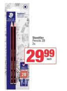 Staedtler Pencils 2B-2s Each
