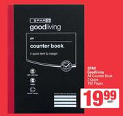 Spar Good Living A4 Counter Book 2 Quire 192 Pages-Each