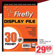 Firefly Display Folder A4 30 Pocket-Each