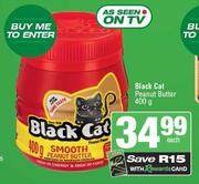 Black Cat Peanut Butter-400g Each