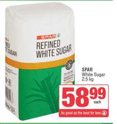 Spar White Sugar-2.5Kg Each