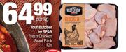 Your Butcher By Spar Fresh Chicken Braai Pack-12s Per Kg
