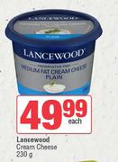 Lancewood Cream Cheese-230g Each