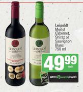 Leipoldt Merlot Cabernet, Shiraz Or Sauvignon Blanc-750ml Each
