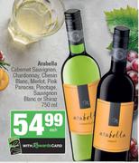 Arabella Cabernet Sauvignon,Chardonnay,Chenin Blanc,Merlot,Pink panacea,Pinotage,Sauvignon-750ml