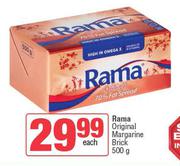 Rama Original Margarine Brick-500g Each