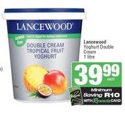 Lancewood Yoghurt Double Cream-1L Each