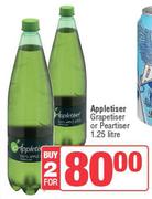 Appletiser Grapetiser Or Peartiser-For 2 x 1.25L