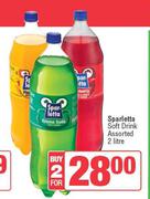 Sparletta Soft Drink Assorted-For 2 x 2L