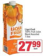 Liqui Fruit 100% Fruit Juice Blend Assorted-1L Each