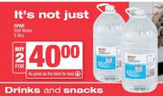 Spar Still Water-For 2 x 5L