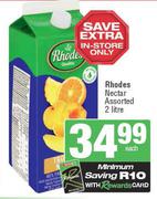Rhodes Nectar Assorted-2L Each